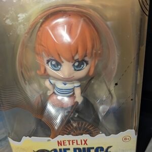 Netflix One Piece Nami Mini Figure - Orange Hair, Blue Eyes